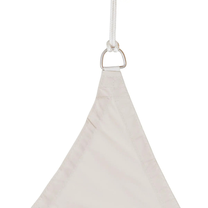 Voile d ombrage rectangulaire "Curacao" blé 3 x 2m en polyester