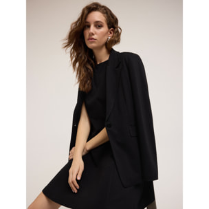 Motivi - Blazer monopetto in punto milano - Nero
