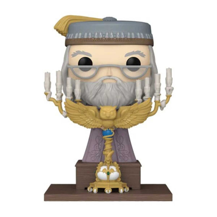 Harry Potter Deluxe Pop! Figure in Vinile Albus Silente sul Podio 12 Cm Funko