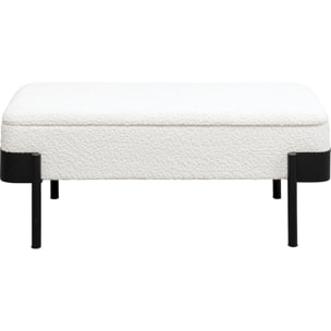 Banc-coffre Angelo blanc Kare Design