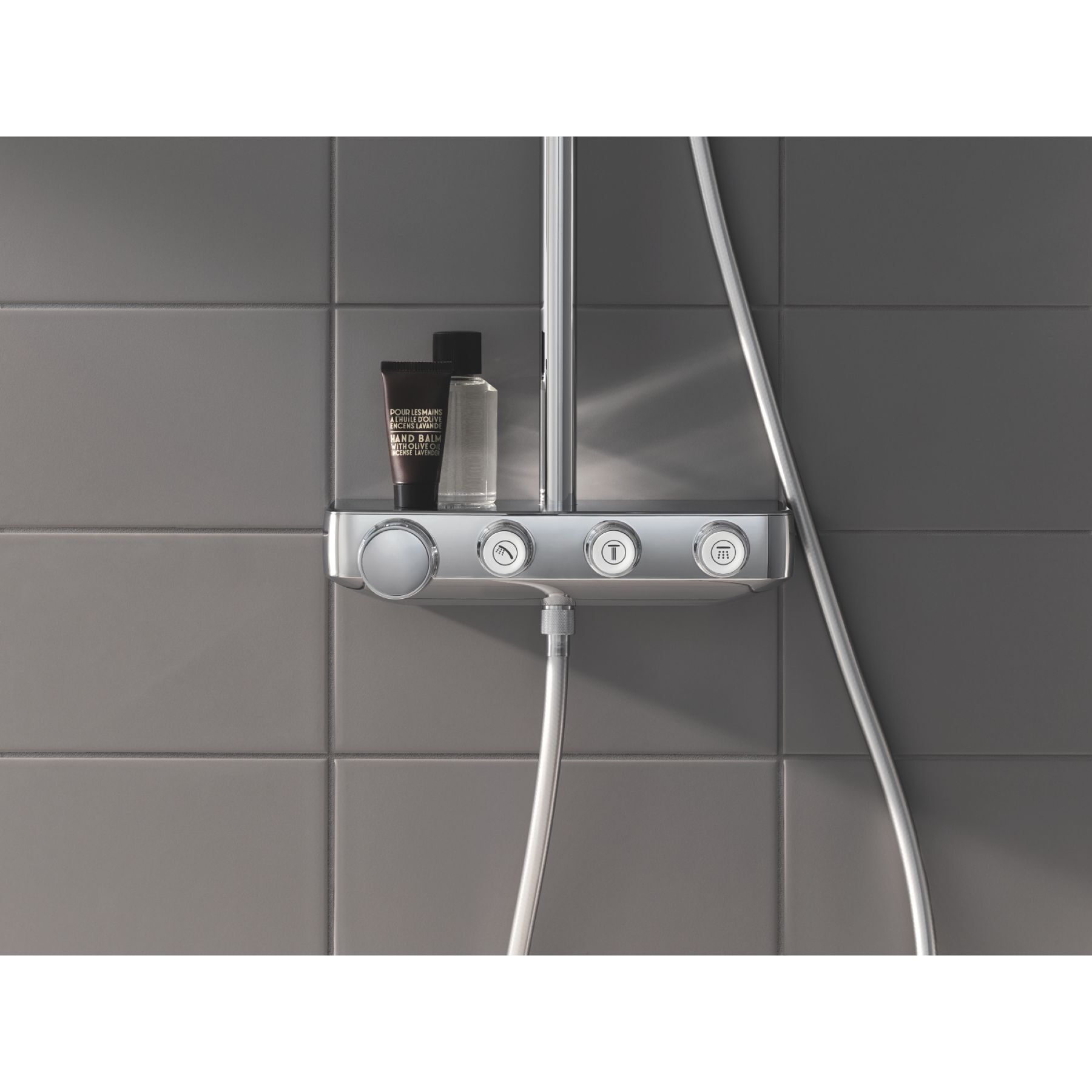 Colonne de douche avec mitigeur thermostatique Euphoria SmartControl System 310 Cube