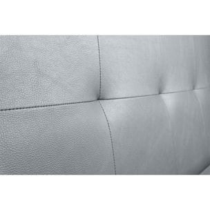 Cabecero Aster Polipiel Plata 90