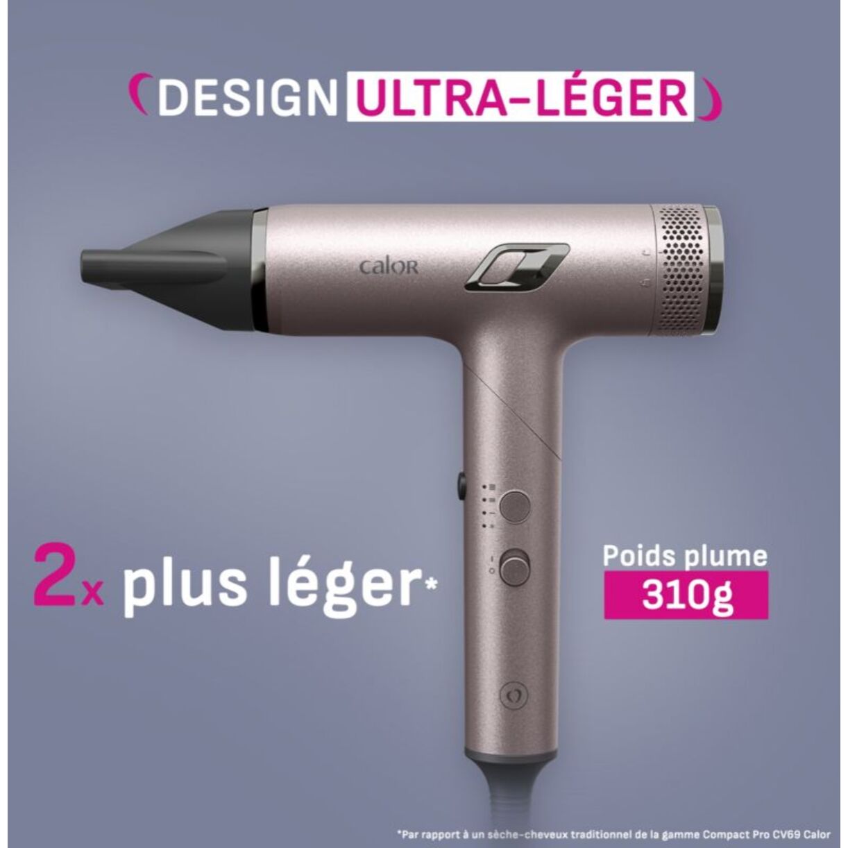 Sèche cheveux CALOR Nano Fold HY8530C0