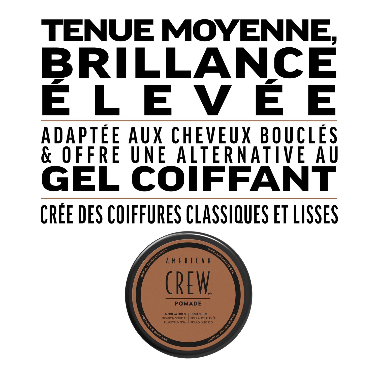 Build Your Shine - Coffret Shampooing Hydratant Quotidien 250ml + Pomade 50g