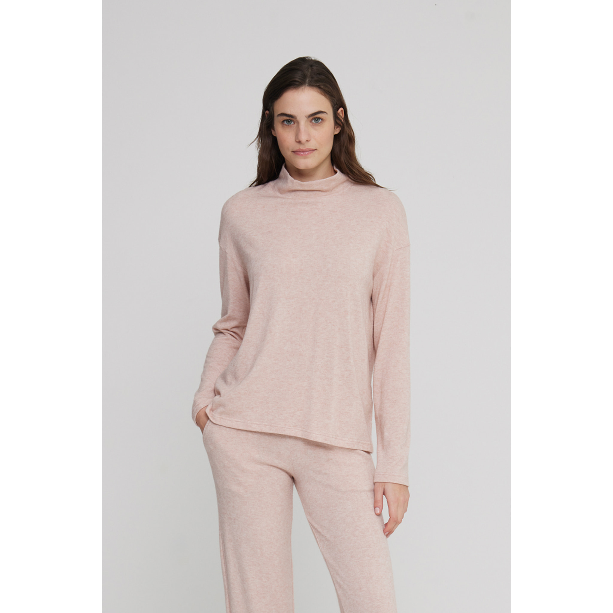 Completo loungewear donna madrid in maglina felpata Noidinotte