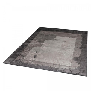 Tapis kilim tissé en coton motif abstrait DONE