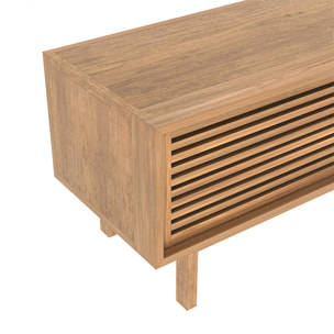 Meuble TV en bois de teck 120 cm - Bormes