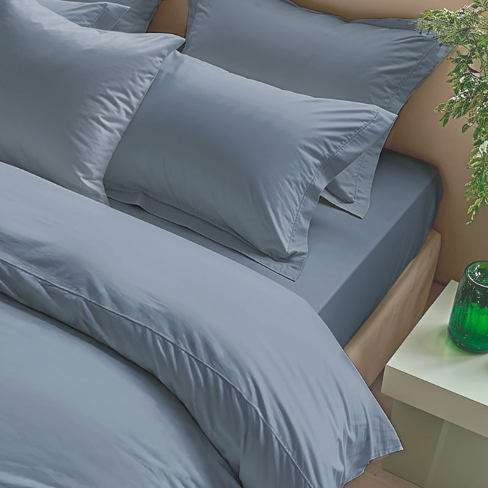 Drap-housse sakura bleu