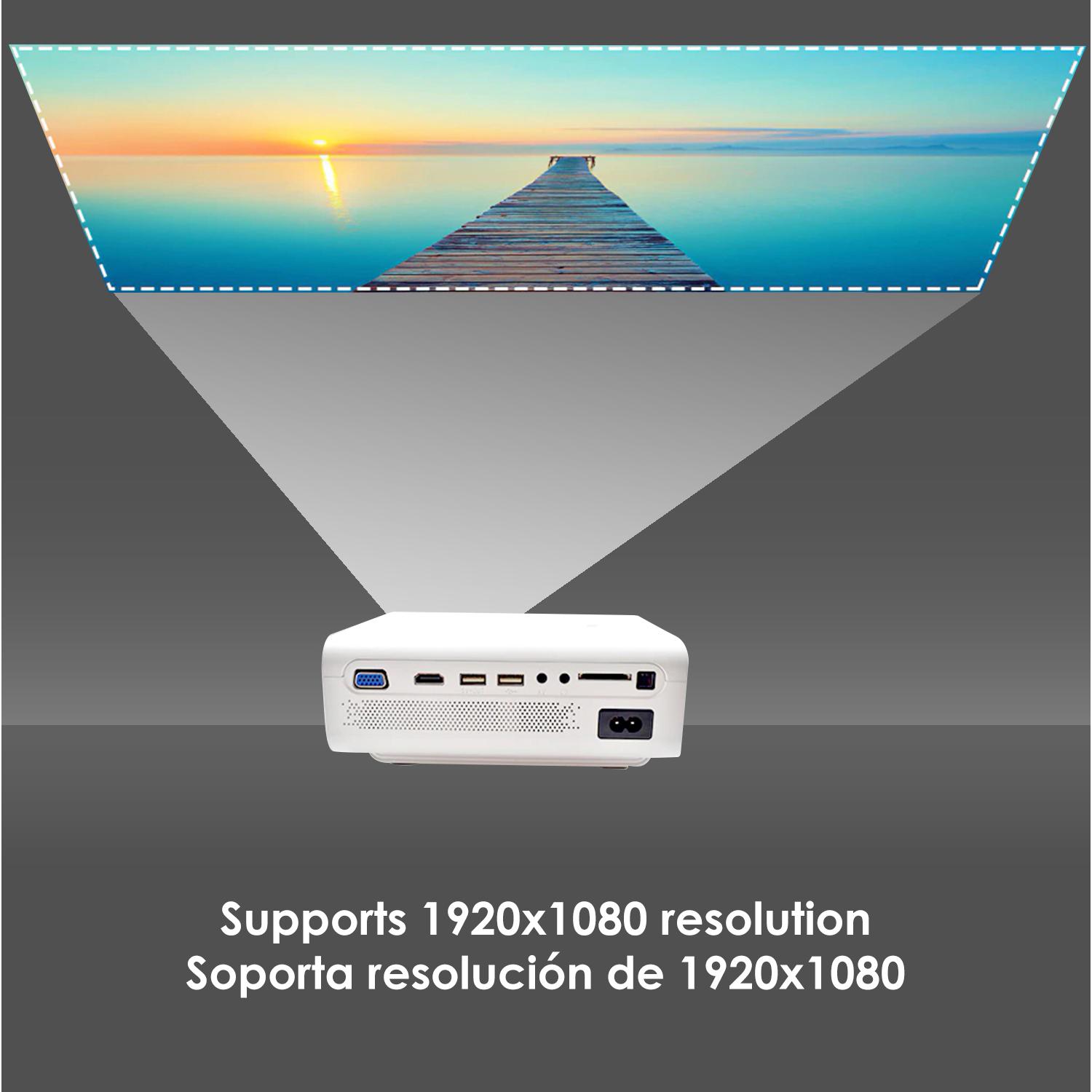 Videoproiettore YG520. 800x480. da 50 a 130 pollici. Include telecomando.