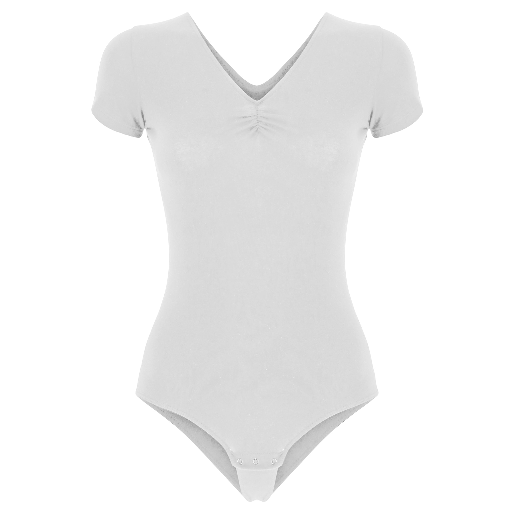 Body a maniche corte in jersey stretch