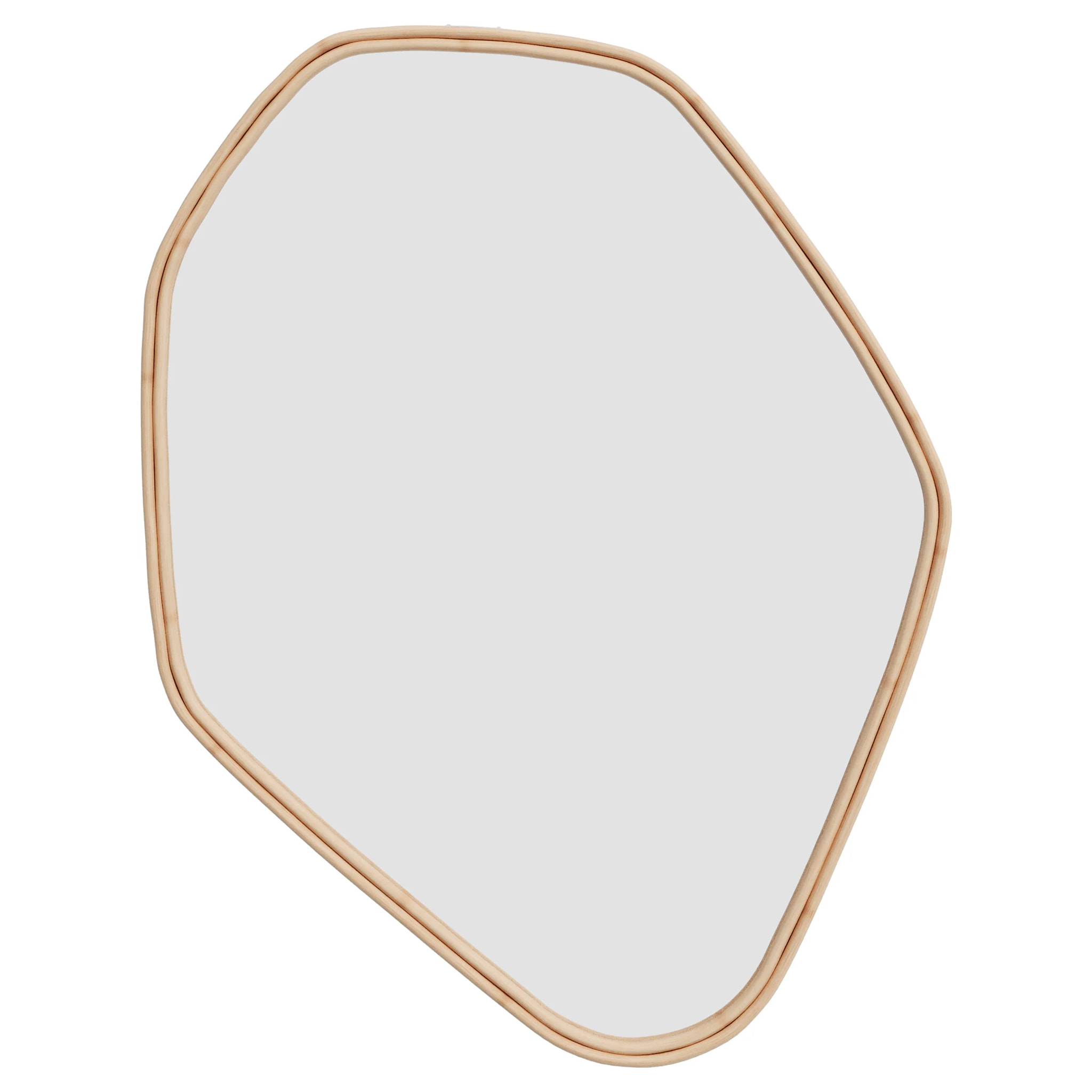 Miroir organique en rotin 80x60 cm - Tseri