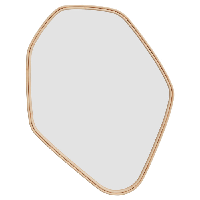 Miroir organique en rotin 80x60 cm - Tseri