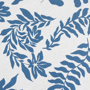 Rideau à Oeillets Feuillage Style Henri Matisse - Bleu