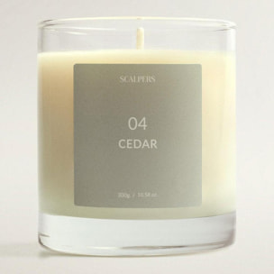Vela aromática 300gr aroma cedro scalpers