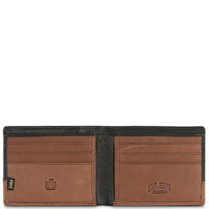 Cartera Hombre Piel Lois Durham Negro-Tan