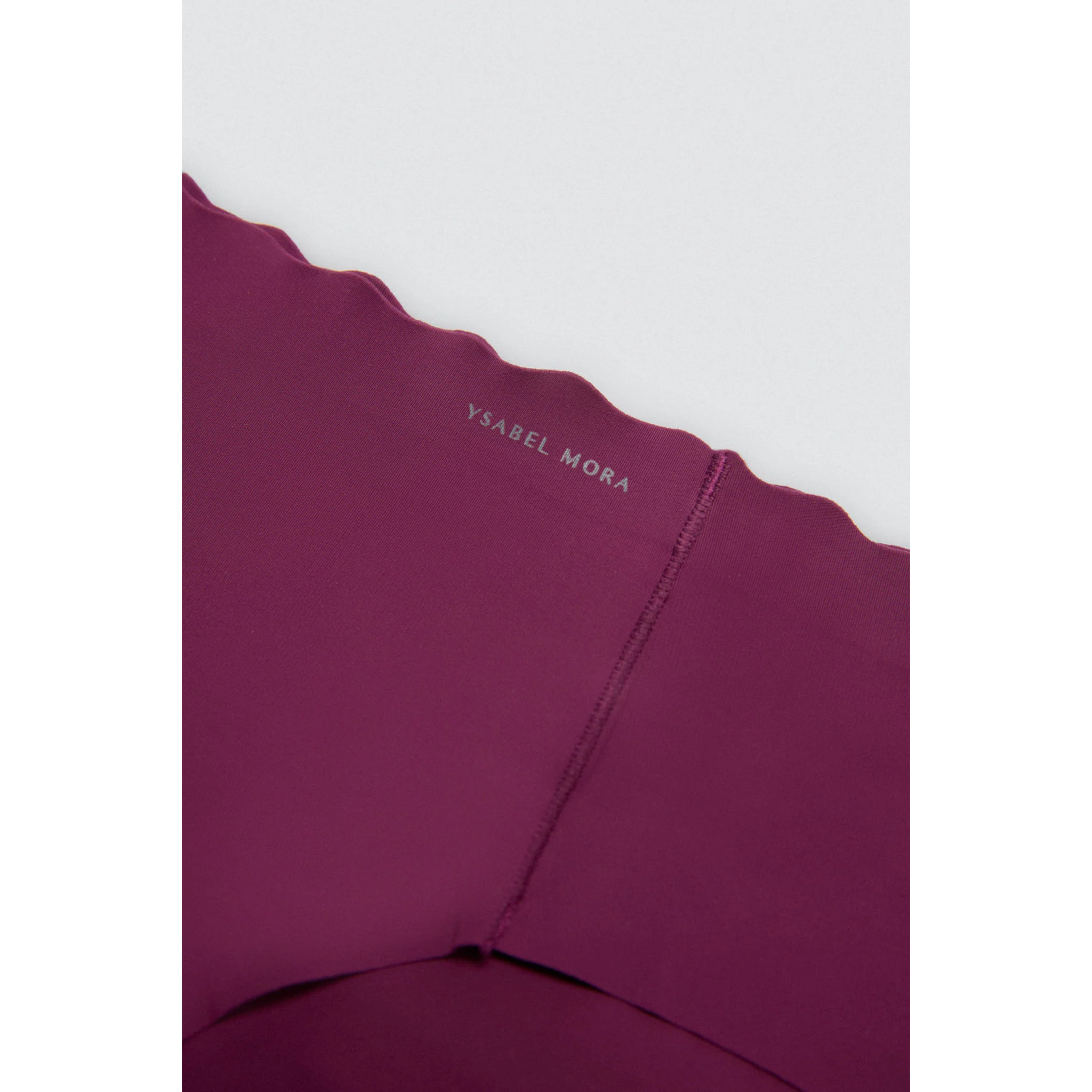 Slip midi bordeaux laserati