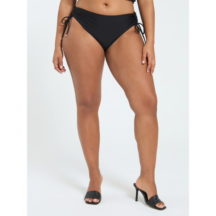 Fiorella Rubino - Braguita con drapeado y lazos - Negro