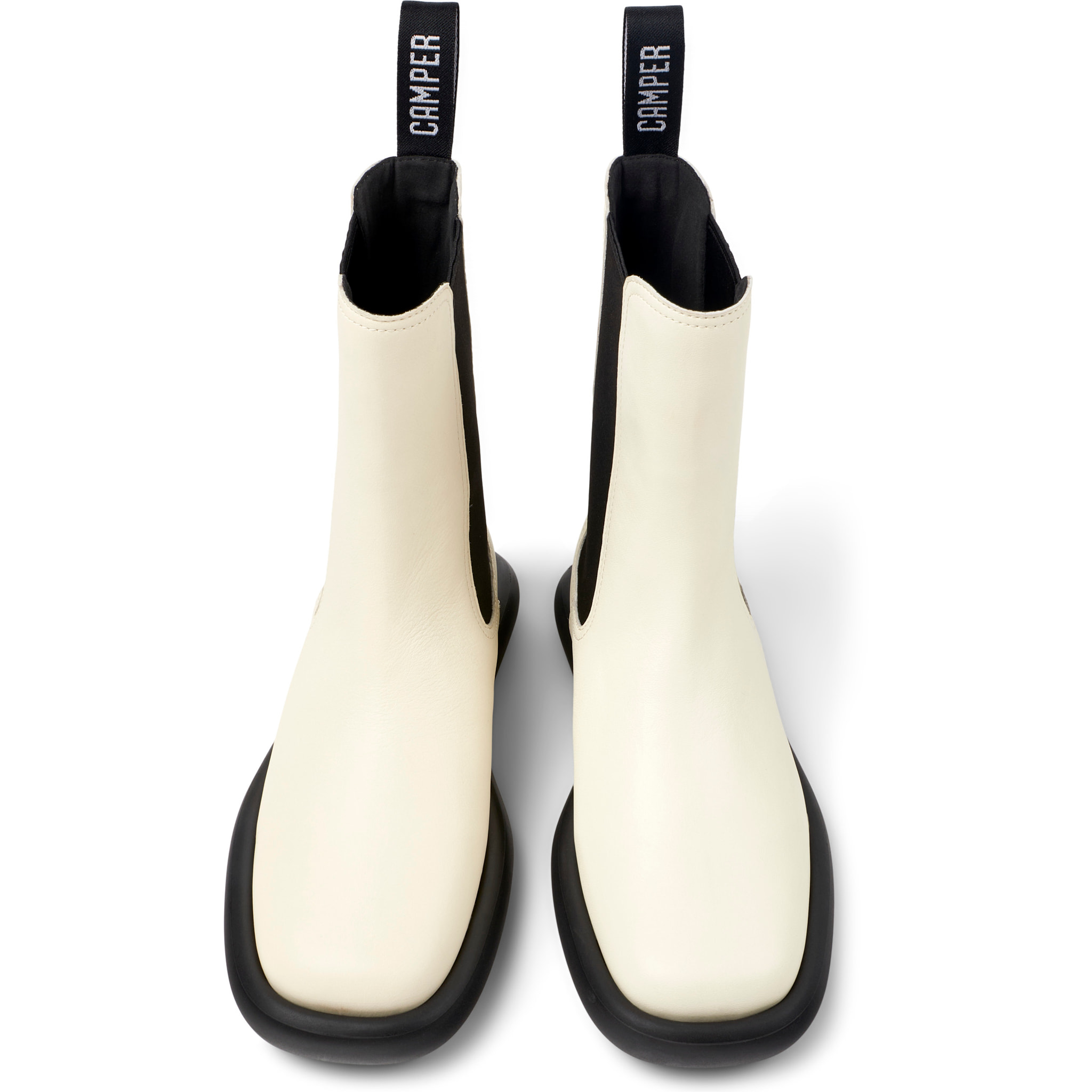 Botines - CAMPER Onda - Blanco - Cuero liso