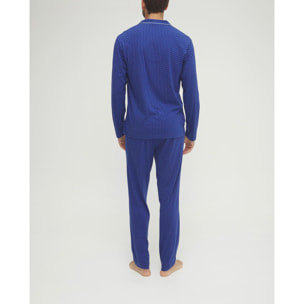 Pijama hombre corbatero abierto