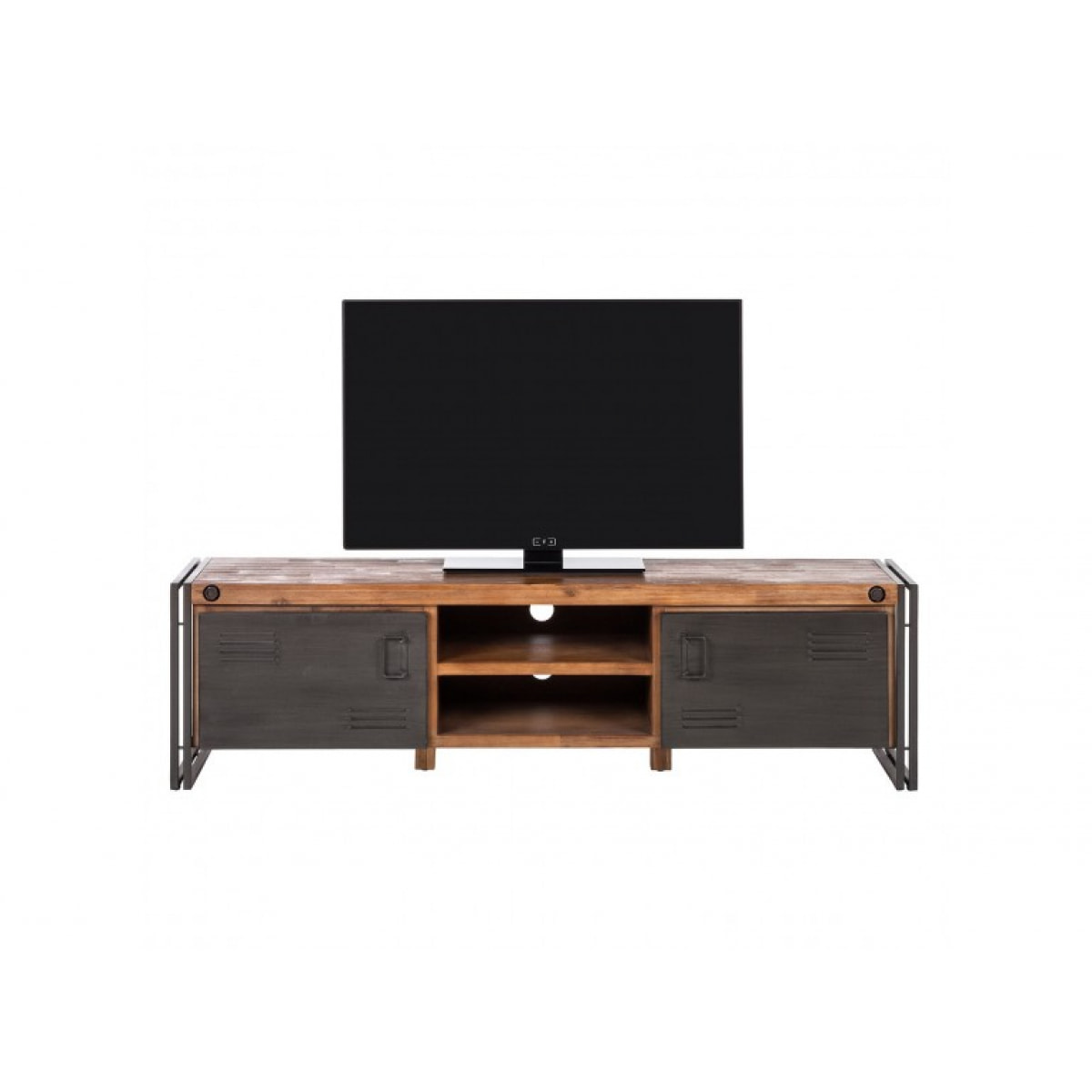 Meuble TV industriel bois et métal - ATELIER