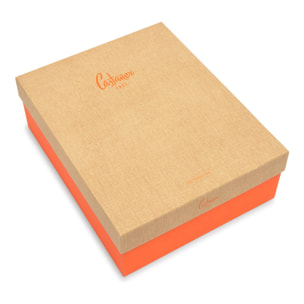 Sandalia valle tacón 10 cm con trenzado metalizado artesanal