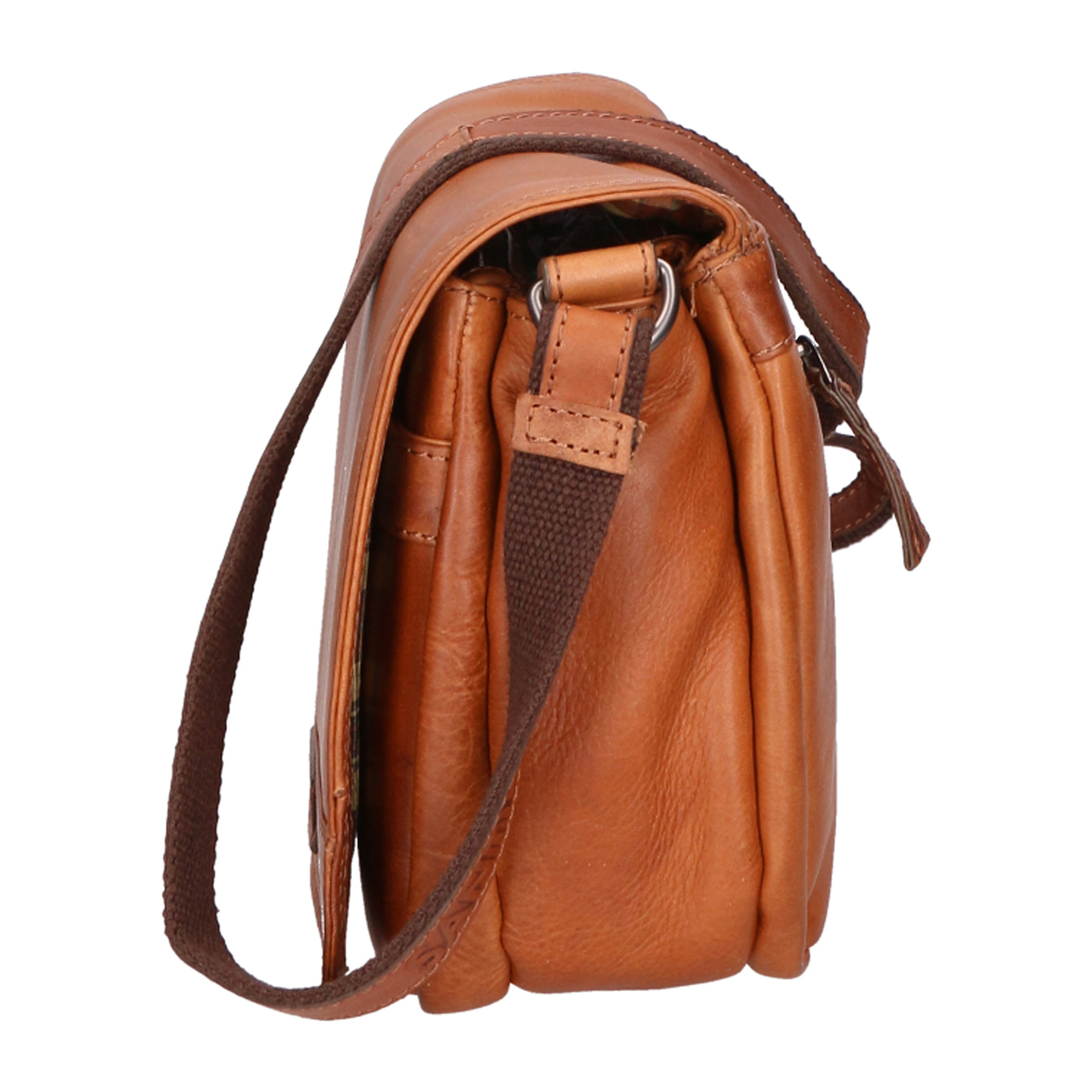 Borsa a tracolla unisex In Vera pelle Made in Italy 23x18x10 cm