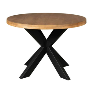 Table à manger ronde en bois Ø140 cm RIVANO