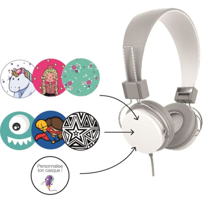 Casque ESSENTIELB Kidimix enfant 3-10 ans personnalisable