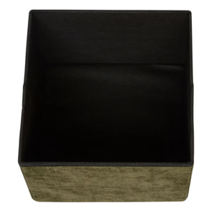 Pouf Lysandre 38x38cm kaki