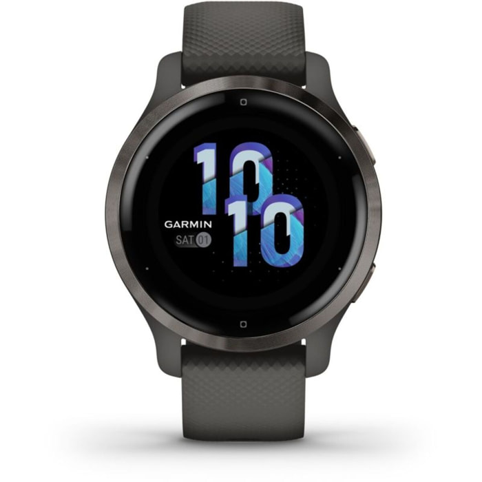 Montre sport GARMIN Venu 2S Grey avec bracelet gris fonce