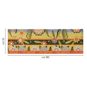 Tappeto Excelsa Gipsy Soul in poliestere e cotone 55x180x0,7 cm multicolore