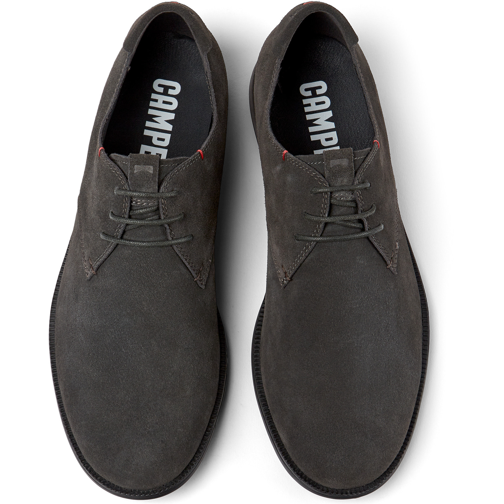 Scarpe stringate - CAMPER 1913 - Grigio - Pelle scamosciata