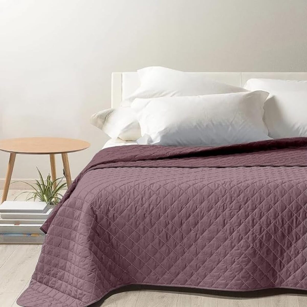 INTRECCI Copriletto Una Piazza E Mezza Estivo, Trapunta Estiva, 210x260 cm, Coperta Estiva, anche Primaverile, Double Face, Moderna, Leggera, Elegante. Colore: Zephyr/Orchidea