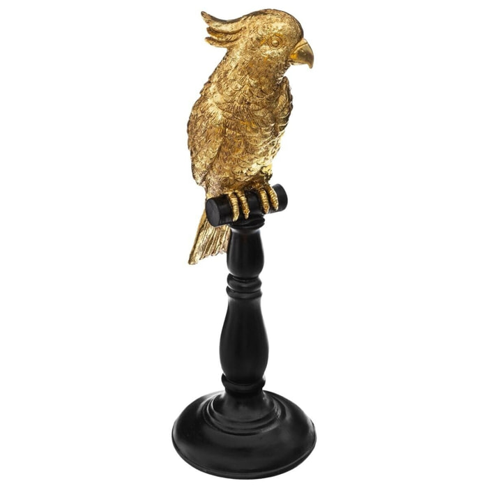 Loro dorado Resina H. 33 Pavo real