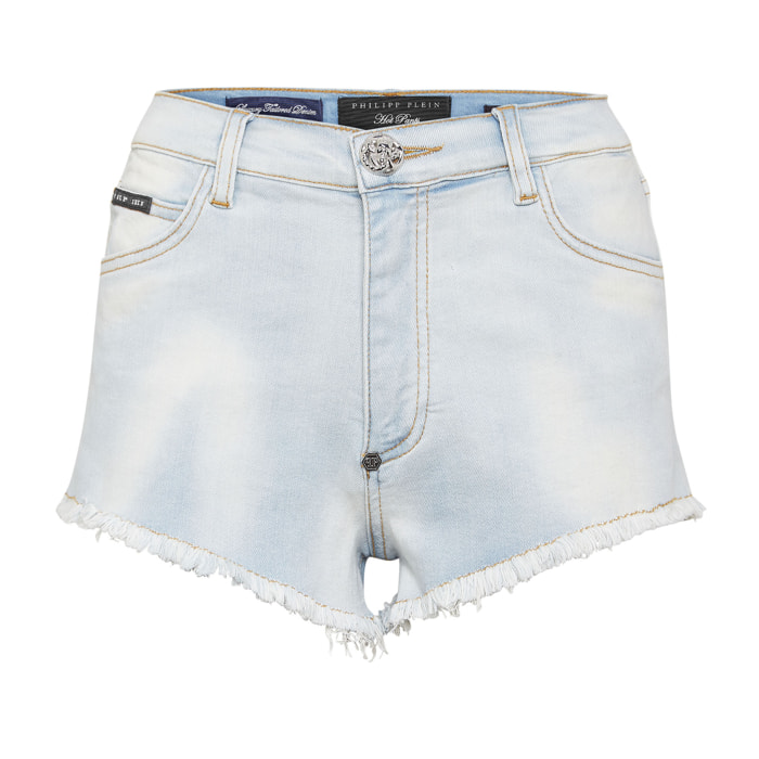 PHILIPP PLEIN Pantalones cortos vaqueros