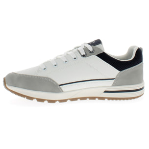 Armata di Mare Scarpe Uomo Sneakers Casual Stringate con Soletta Rimovibile in Memory Foam AMU 1L915 Off White