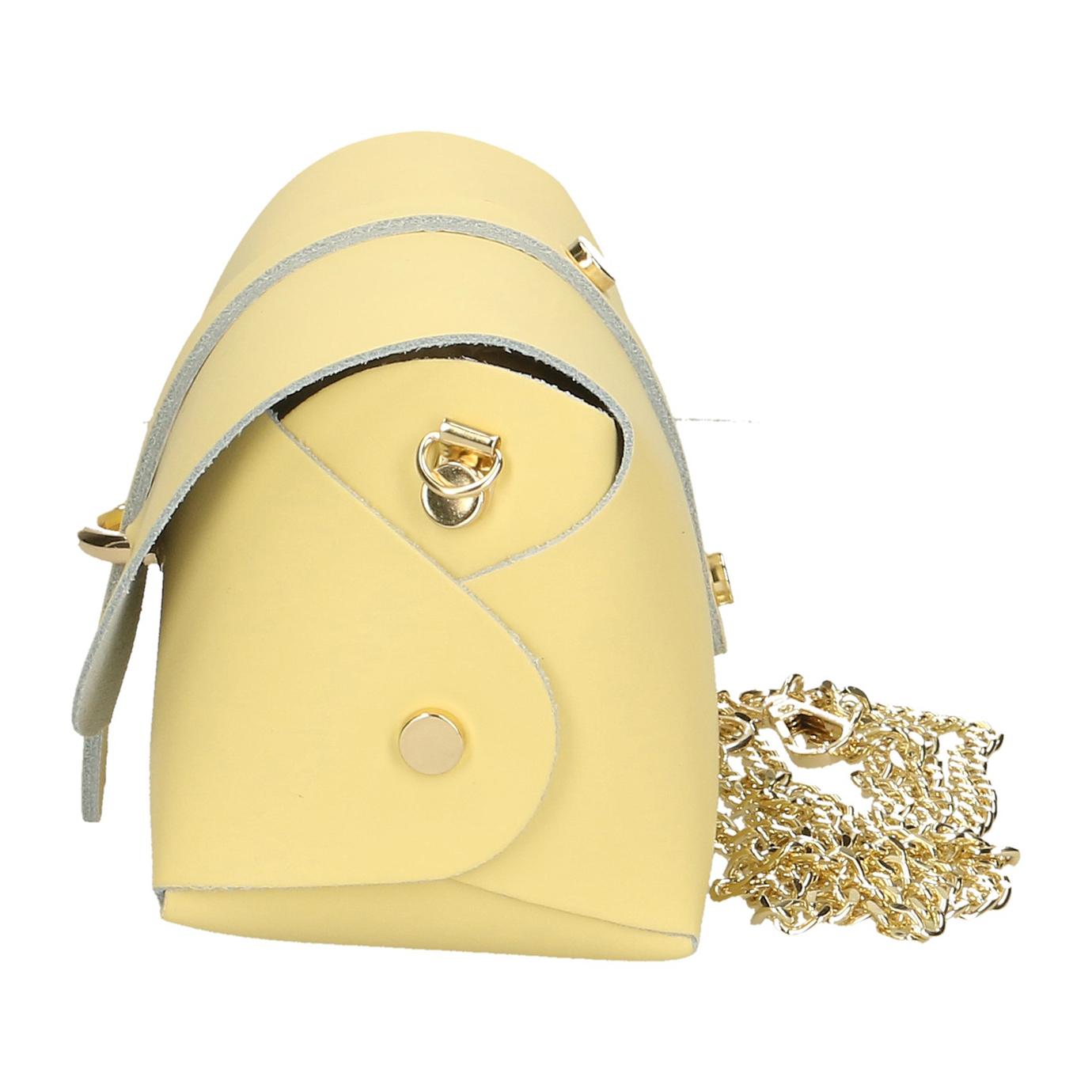 Chicca Borse Borsetta Clutch Giallo