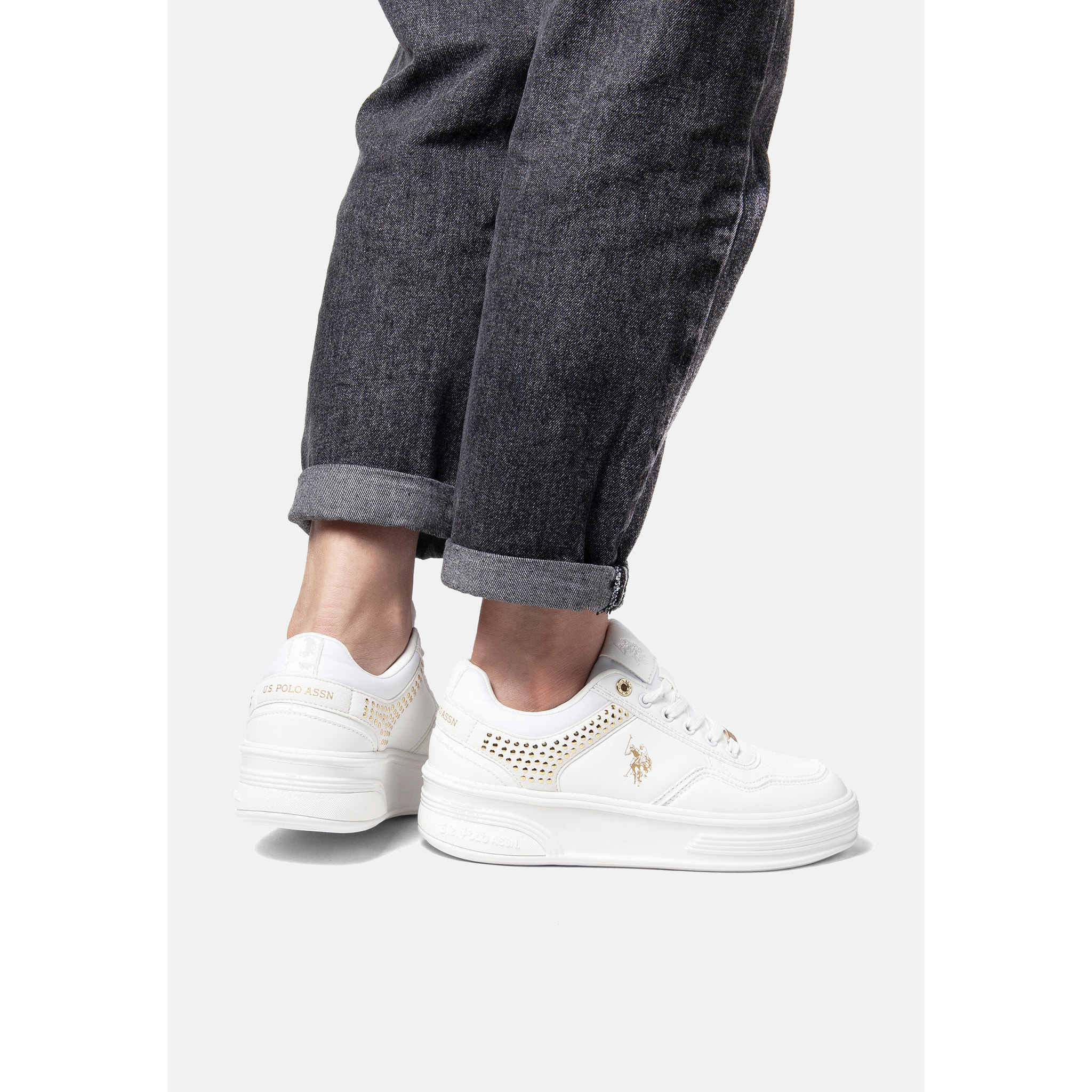 U.S. Polo Assn. - Sneakers ASUKA009W/5YN1 in sintetico per donna