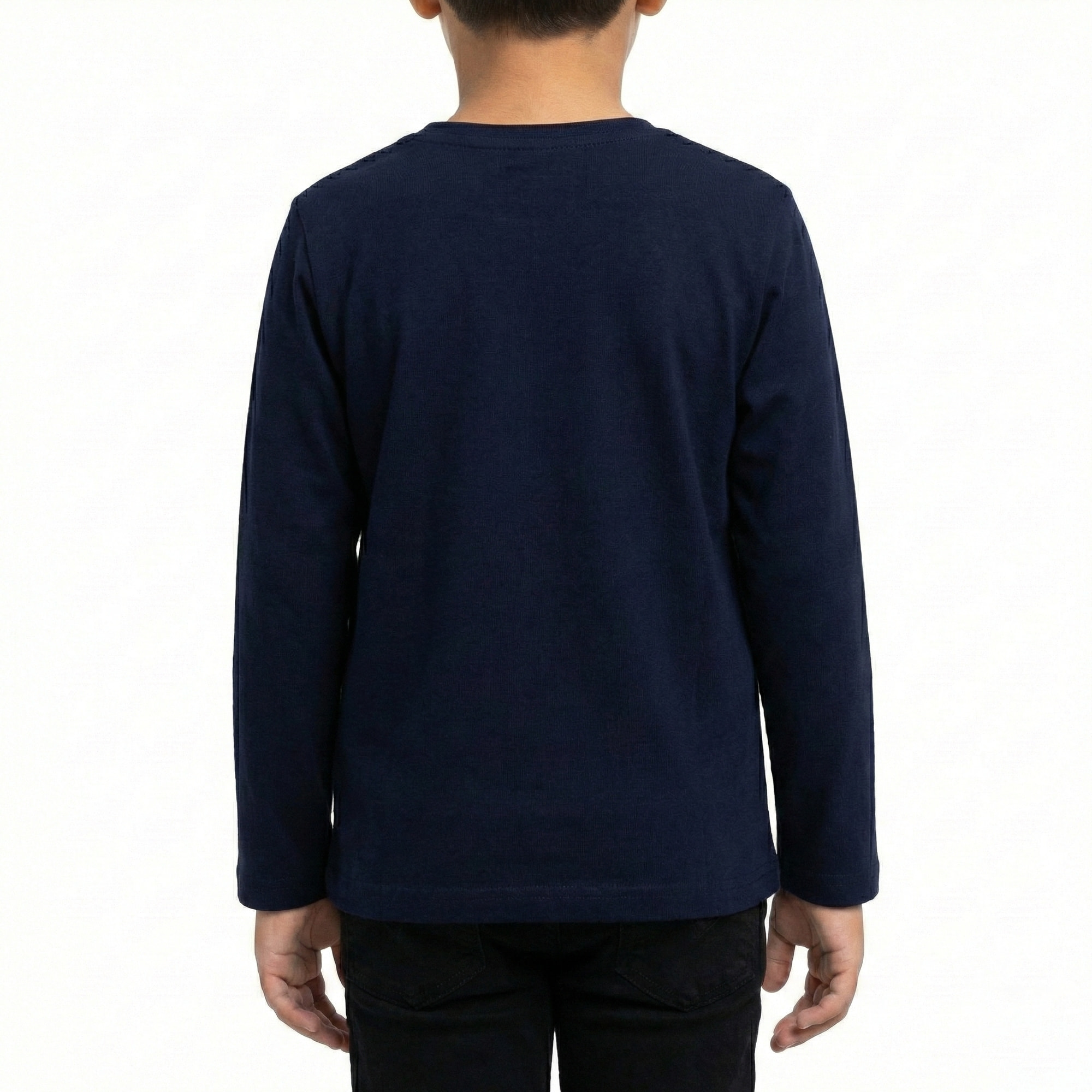 T-shirt maniche lunghe con stampa logo