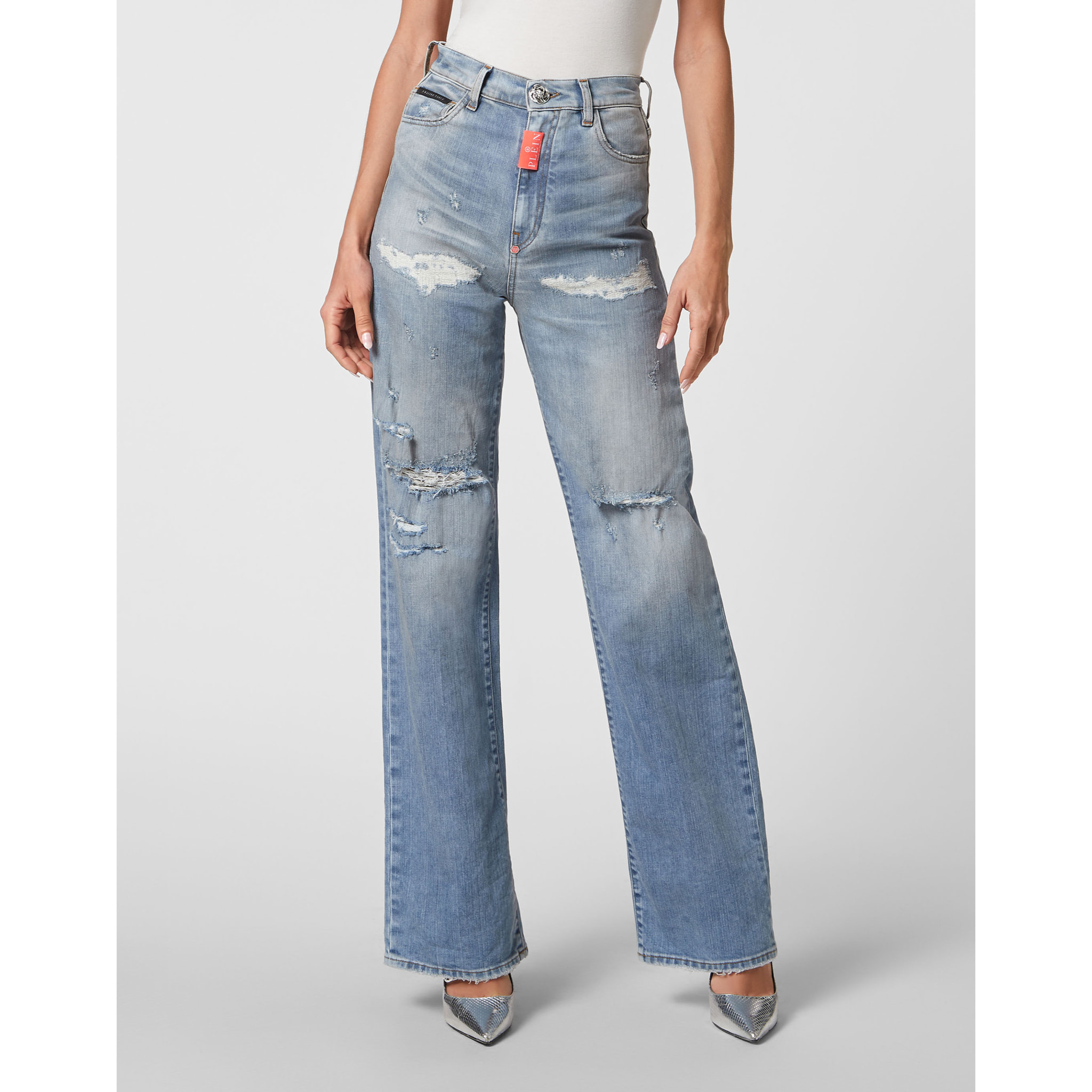 PHILIPP PLEIN Wide-leg jeans