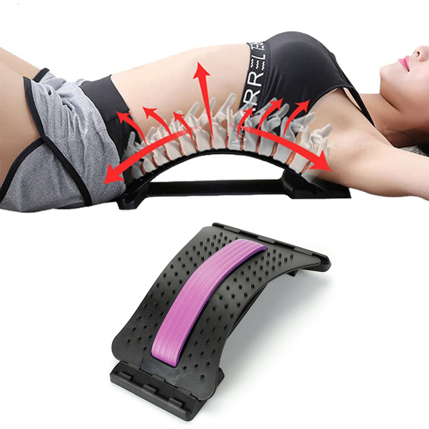 Massaggiatore di trazione lombare e agopuntura di terapia magnetica e fisioterapia della vertebra cervicale