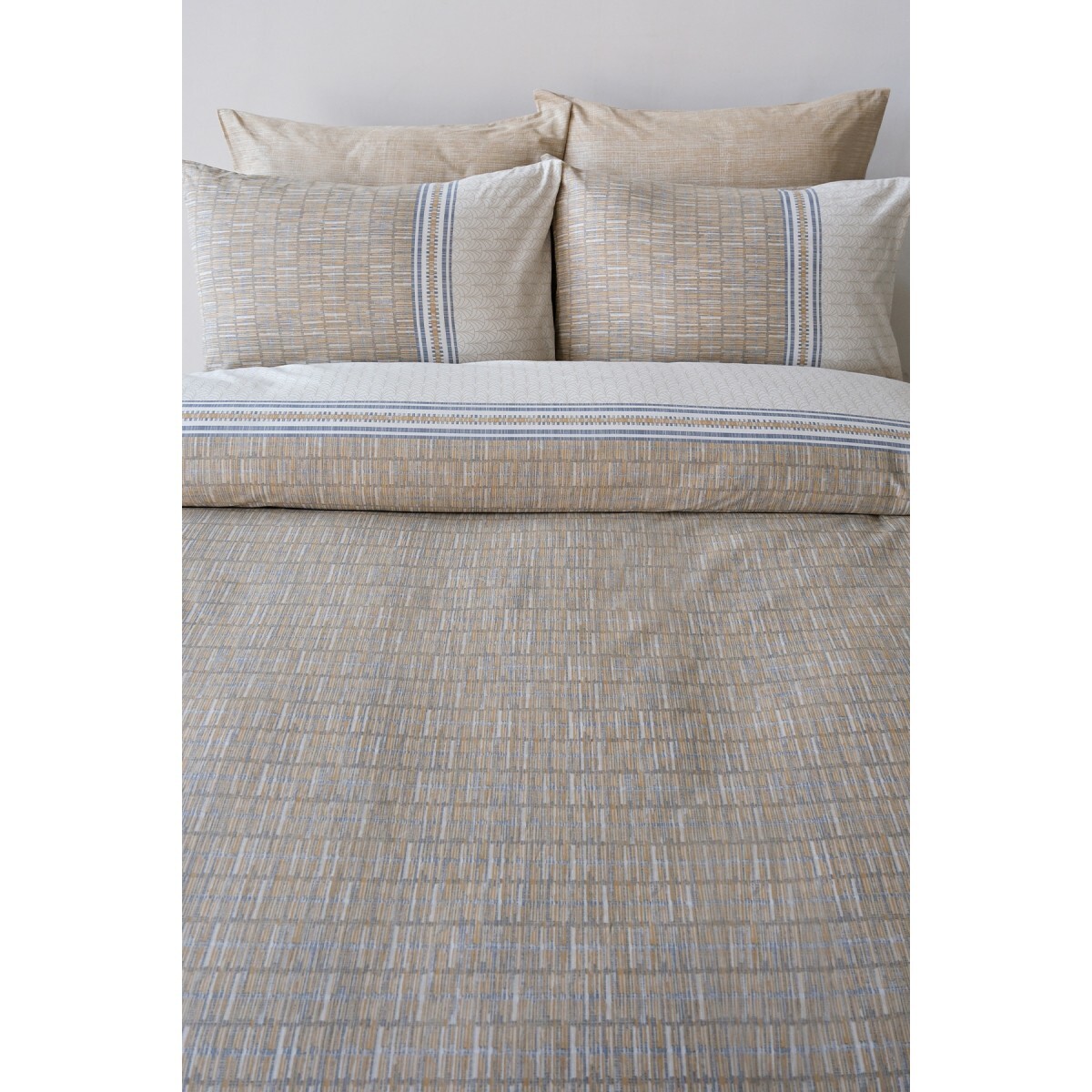 Parure de lit 100% coton imprimé "Milet"