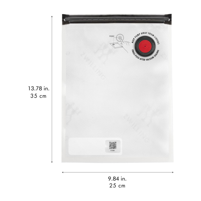 Set sacs sous vide - M - 10 pcs ZWILLING® FRESH & SAVE