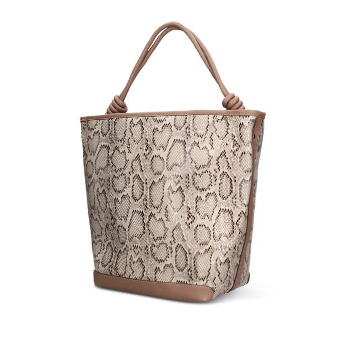Borsa a mano da donna - Modello Astrea Lux - Pelle vegana PU - 39.0 x 23.0 x 17.0 cm