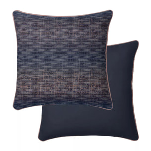 Taie d'oreiller satin de coton imprimé orange marine Mist nocturne