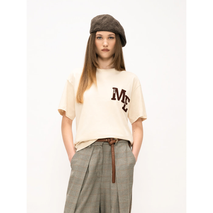 T-Shirt da donna Made in Italy - Modello Celeste - 100% Cotone