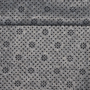 Tissu antidérapant feutrine grise - Gris