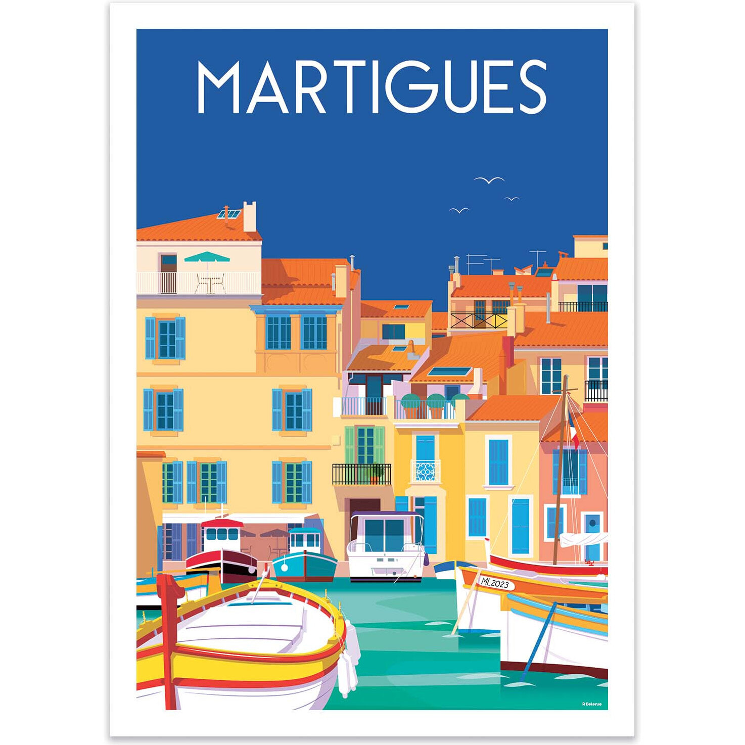 Affiche - Martigues - Raphael Delerue