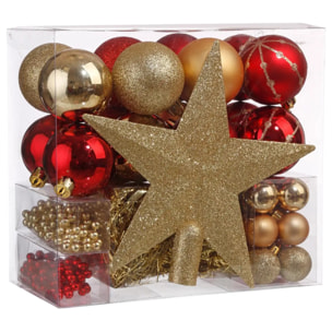 Kit décos de sapin 44 pièces soir de Noël