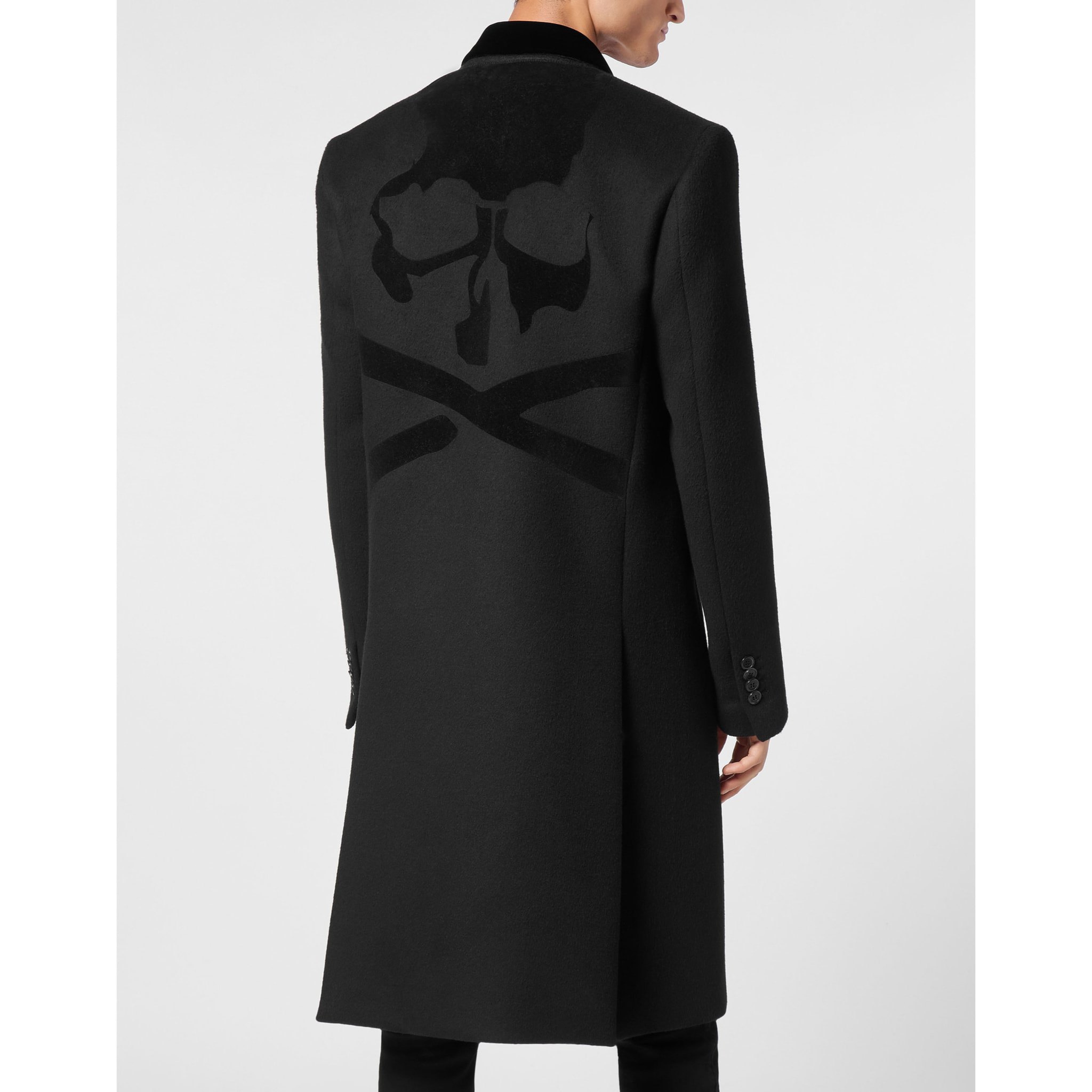 PHILIPP PLEIN ABRIGO LARGO SKULL&BONES